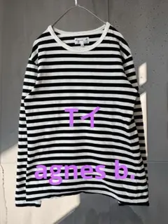 アニエスベー agnes b. ボーダー 長袖 カットソー T1 日本製　定番