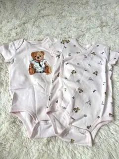 RALPH LAUREN ロンパース2枚セット