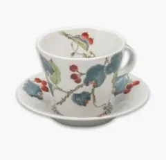 新品【九谷焼カップ&ソーサー】2客