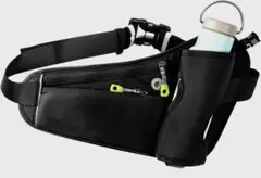 A-0422 ランニングポーチ ボディバッグ ブラック