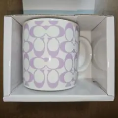 COACH マグカップ ラベンダー 中央大学卒業記念品