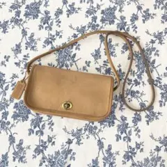 オールドコーチ OLDCOACH ショルダーバッグ ターンロック ベージュ