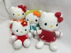 レア！2000年製非売品！ハローキティぬいぐるみ4体セット