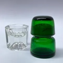 レトロ ガラス瓶 有帽瓶 2点セット