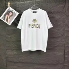フェンディ ファッション 夏用 半袖Tシャツ