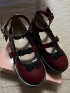 axes femme POETIQUE チャイナ釦厚底靴