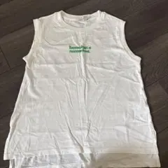 earth ノースリーブ Tシャツ Mサイズ ホワイト