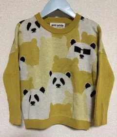 てりえ 様ami amie トップス　ニット　パンダ　キッズ　100サイズ