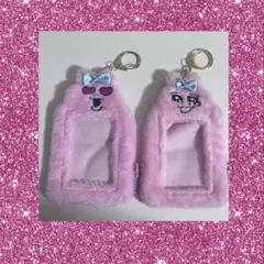 おぱんちゅうさぎ トレカケース キーホルダー 2個セット ふわふわのサムネイル