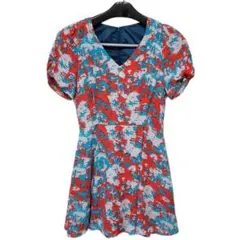 新品未着用 SLY Vネック ワンピース 半袖 フレア ひざ丈 スライ 春 夏