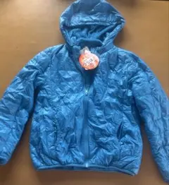 ダウンコート サイズ140 青