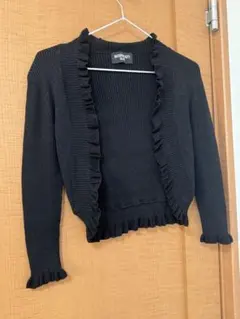 NATURAL BEAUTY BLACK リブニット ボレロ カーディガンy2kのサムネイル