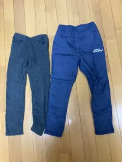 グレー ネイビー レギンス パンツ セット 100cm~