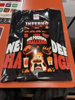 バーガーキング　Tシャツ　ワンパウンダー　イベント　食べ放題　黒