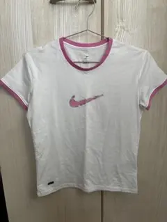 【美品】Nike Dri-FIT 半袖Tシャツ M ホワイト/ピンク