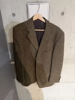 Harris Tweed テーラードジャケット ブラウンのサムネイル