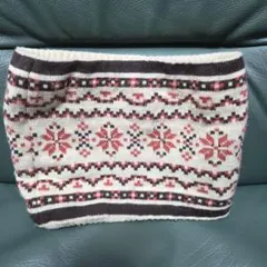 フェアアイル柄ネックウォーマー