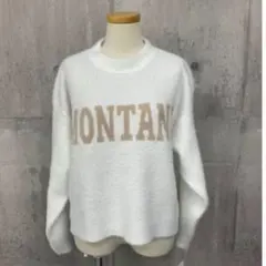 K*N様 新品】モヘアライクニット シャギー セーター ホワイト PIACERE