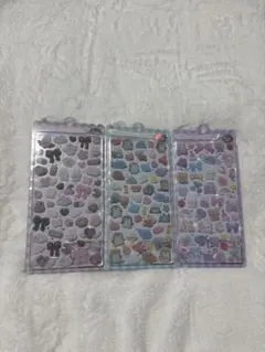 【正規品　匿名発送】ふわふわドロップシール　3種セット