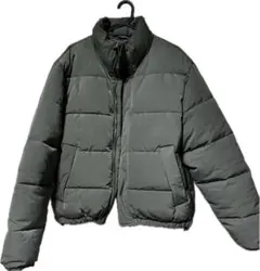 ZARA ダウンジャケット L カーキ 中綿 美品 防寒