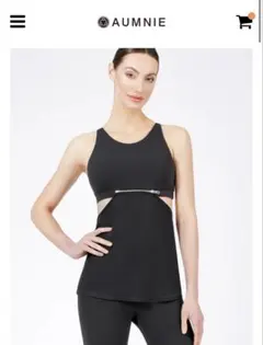 新品未使用‼️Aumnie ブラック ヨガトップ