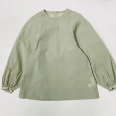 BEAMS AK+1 エーケーワン ペーパークロス ストレッチ シアーブラウスのサムネイル