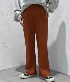 apres jour mignon シュエットフレアーパンツ