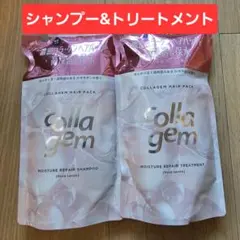 コラジェム モイスチャーリペアシャンプー＆トリートメント 370g