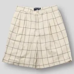 POLO SPORT 90's コットンヘリンボーン ウィンドウペーン ショーツ