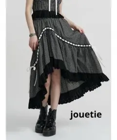 jouetie リボンステッチアシメロングスカート【セットアップ対応】　夏服のサムネイル