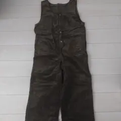 コーデュロイのサロペット