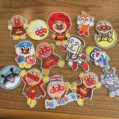 アンパンマン刺繍ワッペン14枚セット