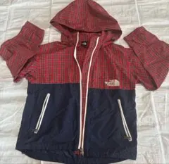 ノースフェイスTHE NORTH FACE チェック柄ウィンドブレーカー 110