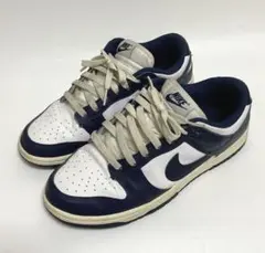 NIKE ナイキ　ダンクロー　ホワイト×ネイビー　26cm
