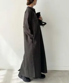 SELECT MOCA by son /フロントジップワンピース/Ｆ/グレー