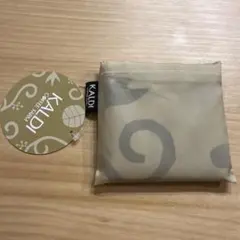 KALDI エコバッグ To be Happy ベージュ　未使用