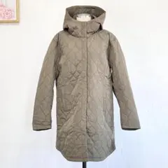 新品 未使用 CULPLAND キルティング フード付き コート 暖かい カーキ