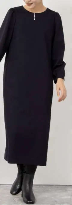 NOLLYS アムンゼンパール釦ワンピース　36 新品タグ付き　36