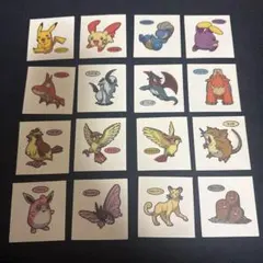 第一パン　ポケモン　デコキャラシール　2004年　59弾 16枚セット