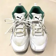 PUMA スニーカー ホワイト グリーン