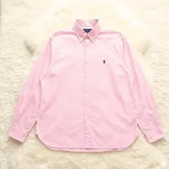 現行タグ 2023 Polo Ralph Lauren 長袖シャツ くすみピンク - メルカリ