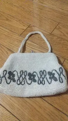 ビーズ装飾 パーティーバッグ