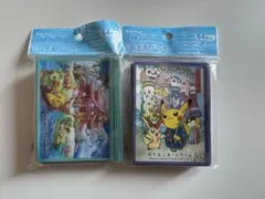ポケモンセンター限定 スリーブ 2点セット 沖縄 仙台 七夕 ピカチュウ
