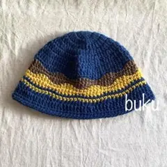 〈ao823〉 クロシェハット　クラッシャーハット　ニット帽　バケットハット