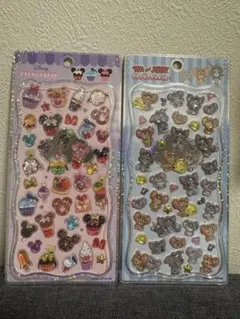 ディズニーカップケーキ トムとジェリー プチドロップシール2枚セット
