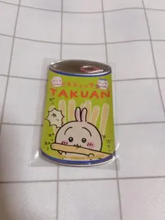 ちいかわ mitamemo 缶バッジ2 うさぎ　たくあん