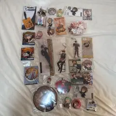 銀魂 沖田総悟 29点セット 缶バッジ アクリルキーホルダー ラバスト