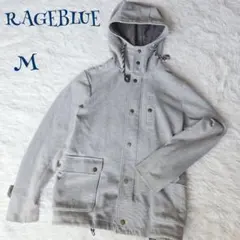 【レイジブルー】ダブルクロージャー フーディ ブルゾン M フーデッドアウター