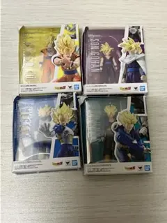 ドラゴンボール　S.H.Figuartsのミニチュア ガチャガチャ　全四種