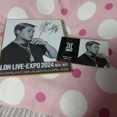 三代目JSB★★ELLY★エリー★サイン色紙とカード２点セット